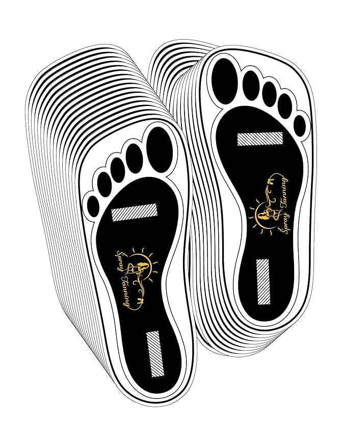 25Pairs(50 Feets) Disposable Black Spray