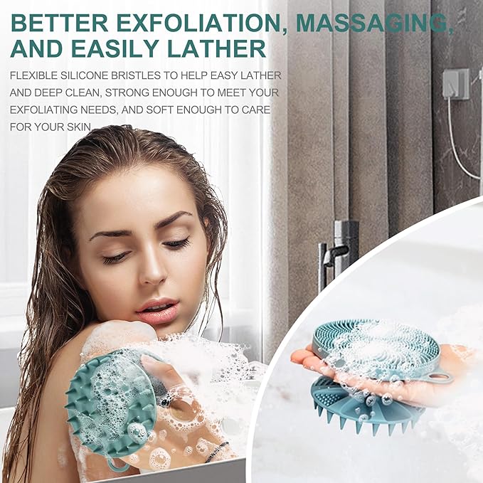 Innerneed 2-in-1 silicone body scrubber