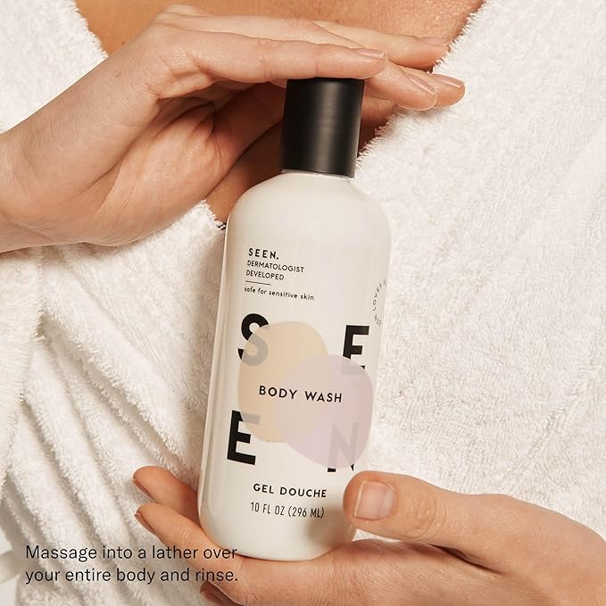 SEEN Body Wash Eco-Refill- Non-Comedogenic & Non-Irritating Body Wash- Dermatologist-Developed - Safe for Sensitive & Acne Prone Skin