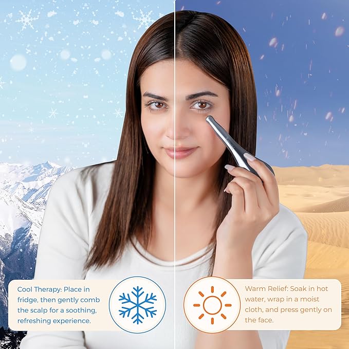 TeraRX® Terahertz Stone Meridian Dial Bar Tool – Authentic Terahertz Gua Sha Facial Tool with Acupressure Tip for Face, Neck, Back & Body – Energy Stone Scraping Tools for Circulation & Relaxation