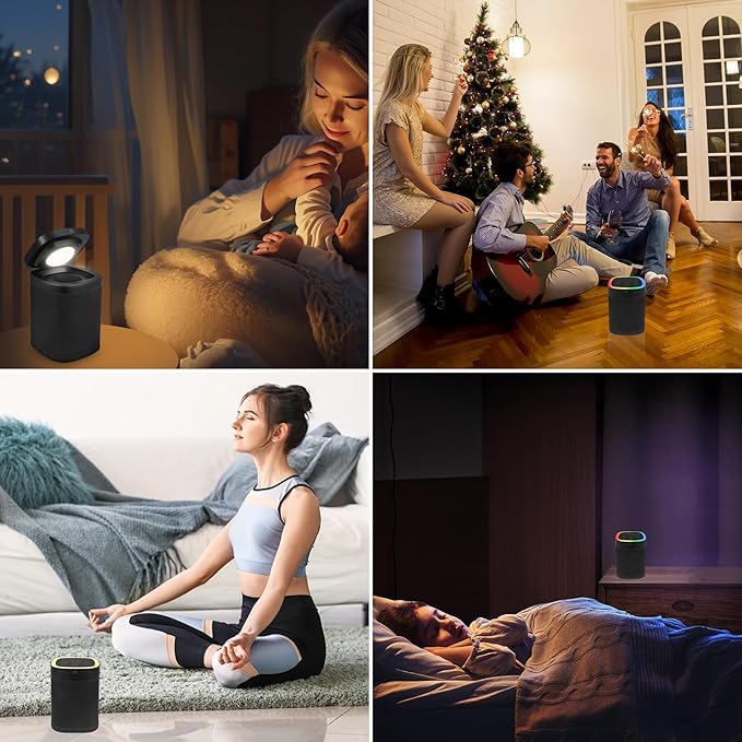 LUXSWAY Sound Machine with Bluetooth Speaker, White Noise Machine with 70 Soothing Sounds, 7 Colors Night Light for Baby Kids Nursery, Sleep Sound Machine for Home Office Gift