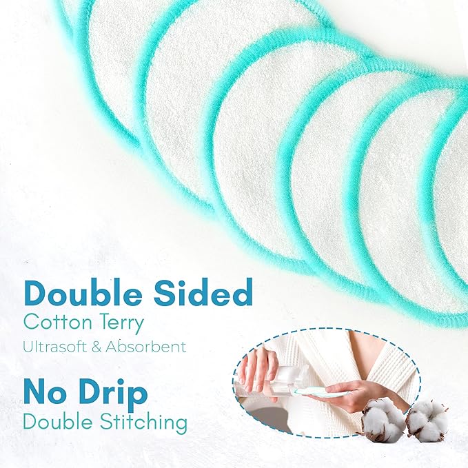 16 pack reusable makeup remover