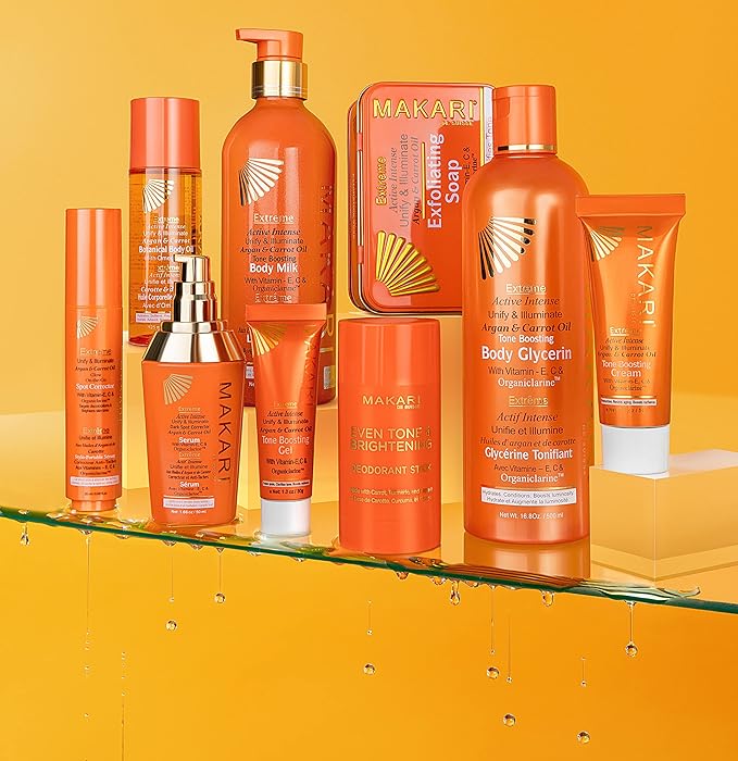 MAKARI Extreme Active Intense Botanical Body Oil (125 ml) | Softens, Conditions, Hydrates, and Rejuvenates Skin | Helps Fade Marks, Blemishes, and Spots | Recommended for All Skin Types