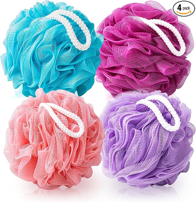 Loofah sponge 75g 4 pack,