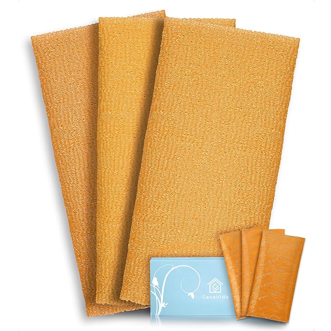 Casavida exfoliating washcloth back scrubber