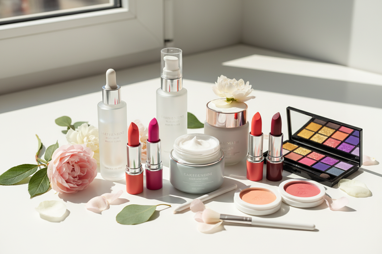 Combine your favorite skincare with our vibrant cosmetics